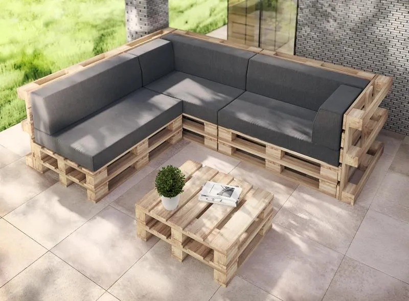 Ciekawe pomysły na meble ogrodowe: jak samemu zrobić je z palet?