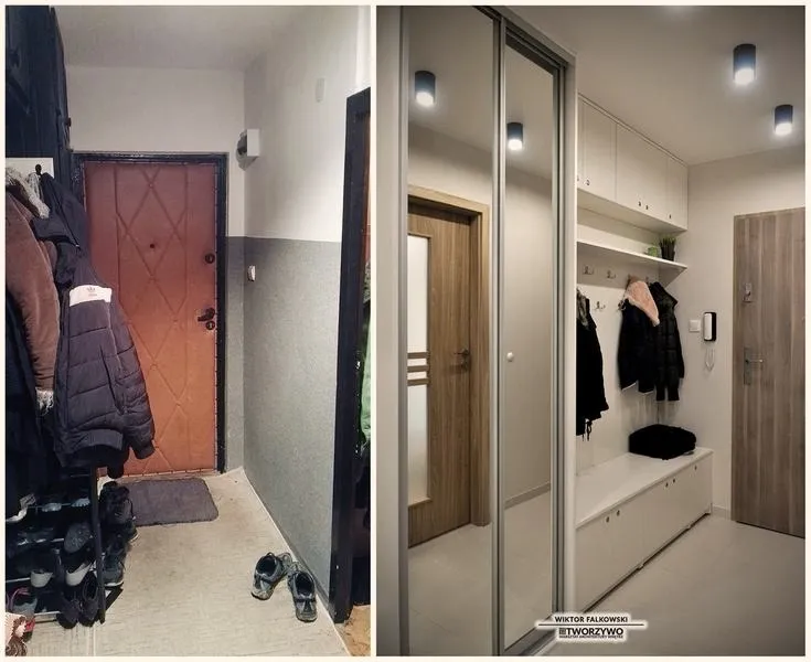 Stylowe metamorfozy: jak atrakcyjnie urządzić przedpokój w bloku - inspirujące zdjęcia