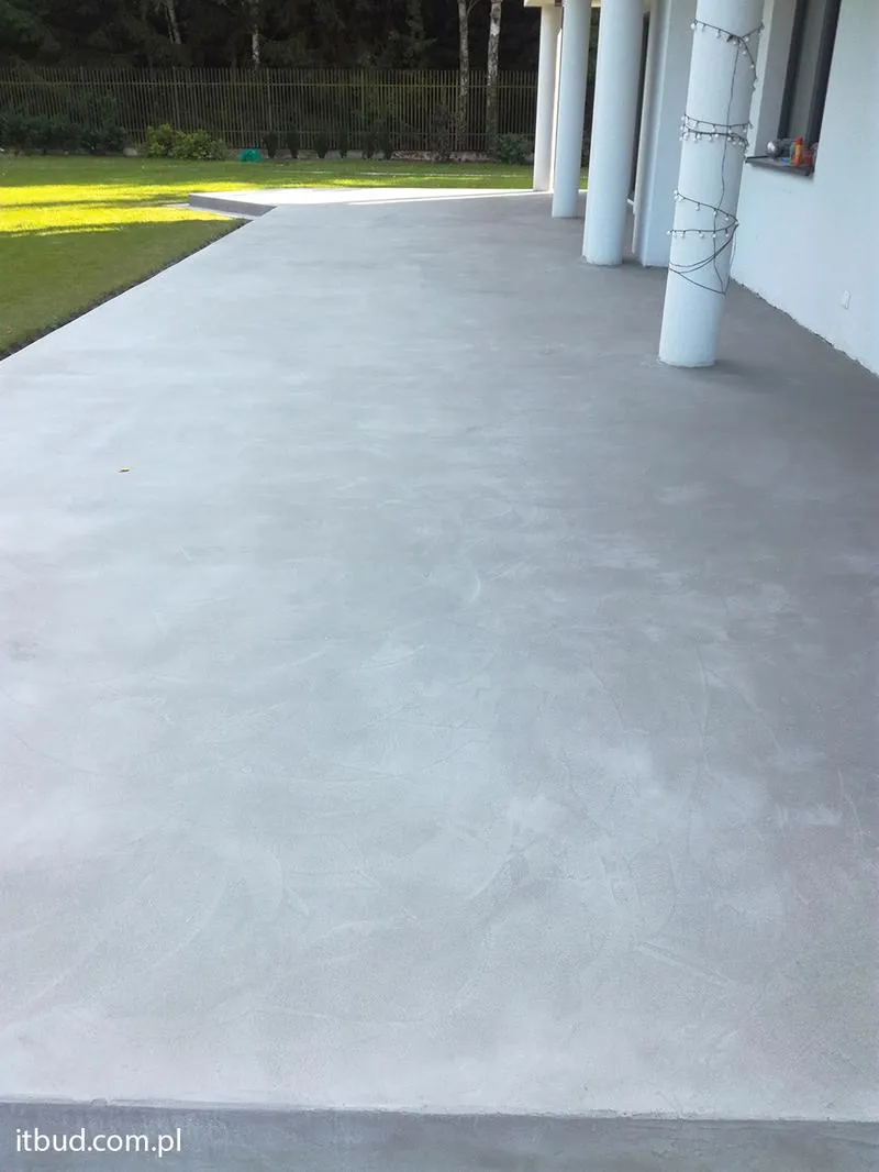 Beton na taras na gruncie