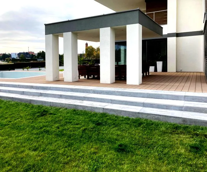 Beton pod taras drewniany