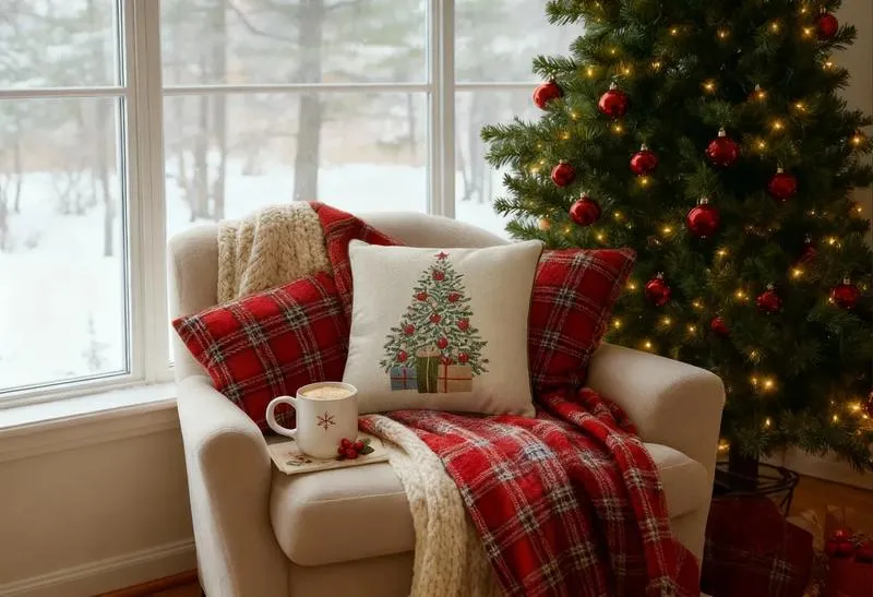 DIY dekoracje świąteczne na taras