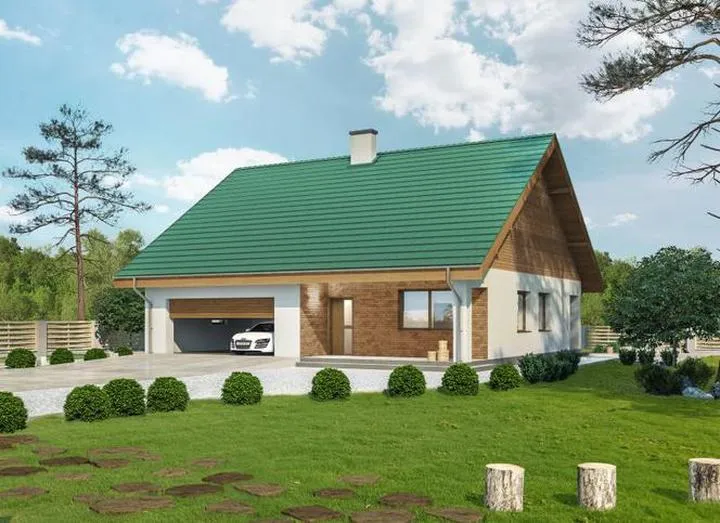 Elewacje do zielonego dachu