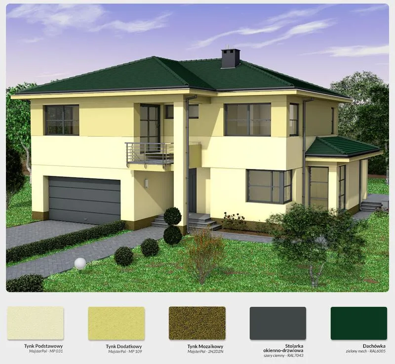 Kolory elewacji dla domu