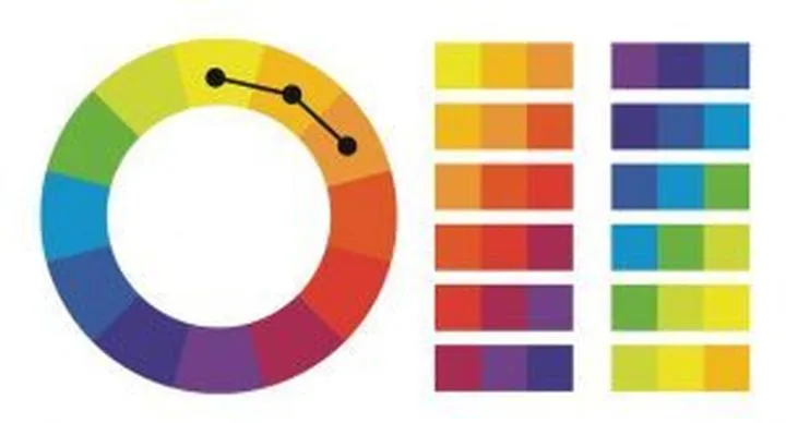 Kolorystyczne połączenie salonu z kuchnią