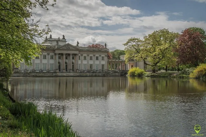 Mapa Warszawy Łazienki Królewskie