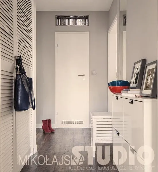 Pomysł na wąski przedpokój