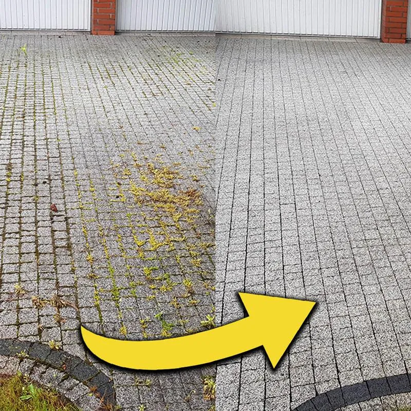 Profesjonalne czyszczenie kostki brukowej