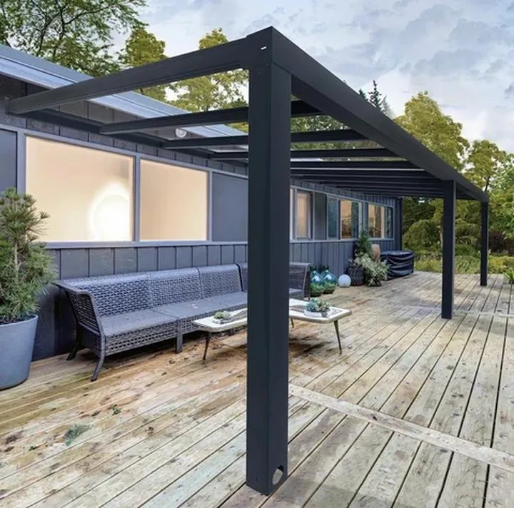 Zadaszenie tarasu z drewna